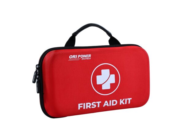 Demonstration of Forward Face of Bulk EVA First Aid Kits for Medical Distributors