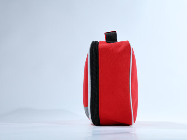 Saco de primeiros socorros de nylon vermelho - Image 2