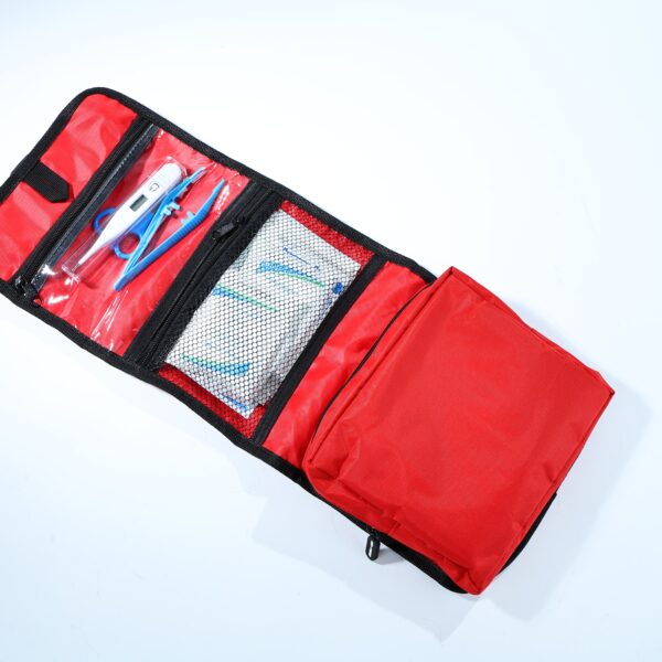 Saco de primeiros socorros de nylon portátil para exterior - Image 3